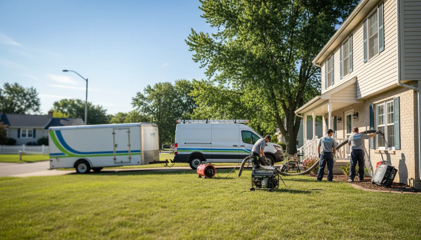 Flooded Basement Restoration And Cleanup With Repair in Cedar Grove, IN near me
